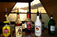 Cocktails at sunset