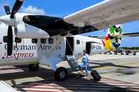 Grand to Little Cayman on a twin engine otter